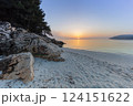 Marble beach (Saliara beach), Thassos Islands, Greece 124151622