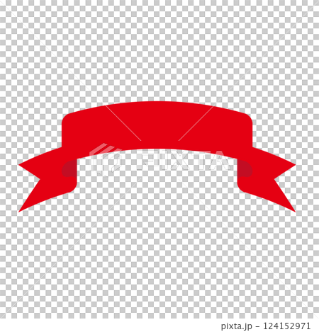 赤いリボンのイラスト 124152971