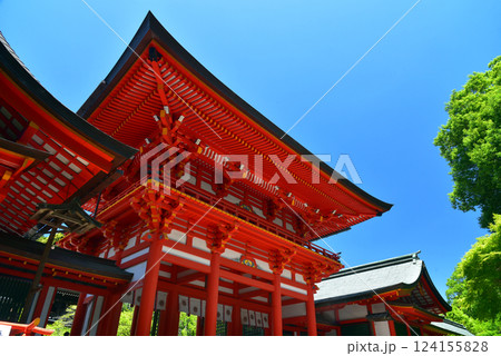 滋賀大津 近江神宮の楼門 滋賀大津 近江神宮の楼門 124155828