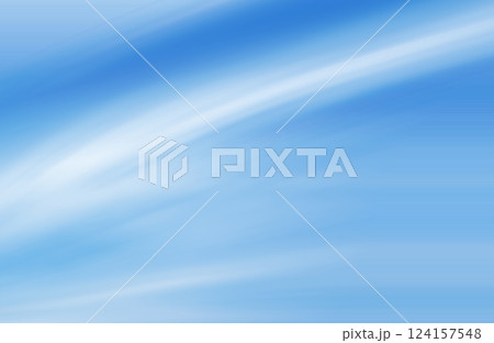 青色系背景素材、ファンタジー、グラデーション、ブルー、青色。水イメージ、抽象イメージ 124157548