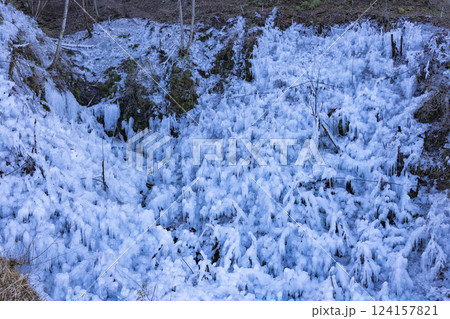 昼間のあしがくぼの氷柱 昼間のあしがくぼの氷柱 124157821