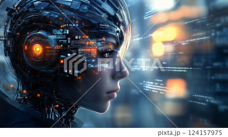 AI アンドロイドのイメージ AI アンドロイドのイメージ 124157975