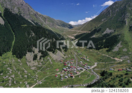 Image of Kackar mountain ranges and plateaus in Rize province. Image of Kackar mountain ranges and plateaus in Rize province. 124158203