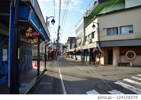 栃尾のレトロな街並み（新潟県） 124158378