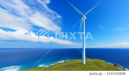 風力発電のブレード エコロジーのイメージ 風力発電のブレード エコロジーのイメージ 124158896