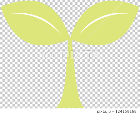 插畫資料:春色的嫩芽、植物 插畫資料:春色的嫩芽、植物 124159169