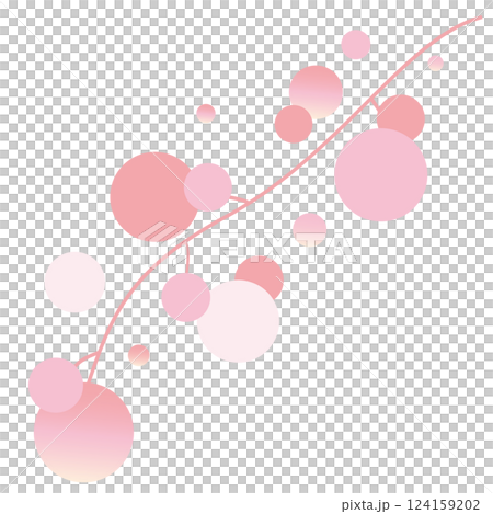 插畫資料：春天的紅葉 124159202