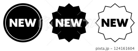 NEWアイコン 黒 124161604