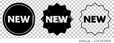 NEWアイコン 黒 124161604