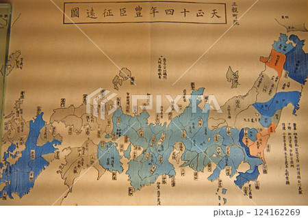 天正十四年 戦国時代の勢力地図 124162269