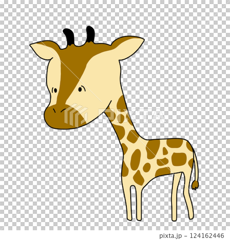 かわいいキリンのイラスト 124162446