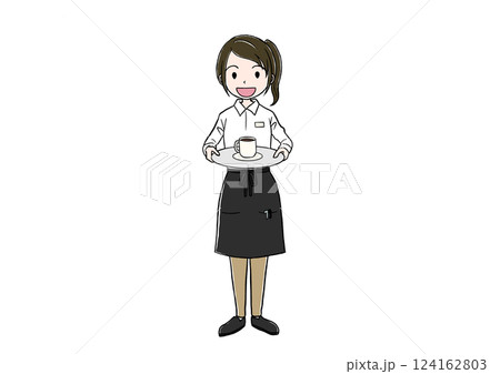 女性店員 124162803