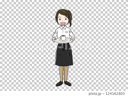 女性店員 124162803