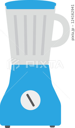 青いミキサーのイラスト 青いミキサーのイラスト 124162941