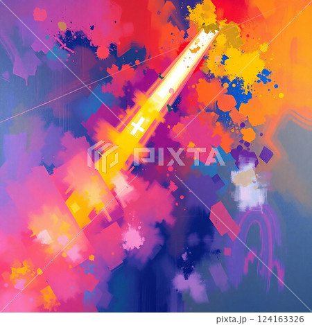 abstract background with ink spots 124163326