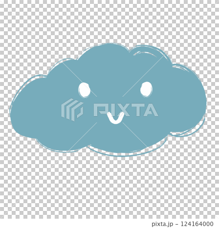 The cloud is smiling cutely The cloud is smiling cutely 124164000