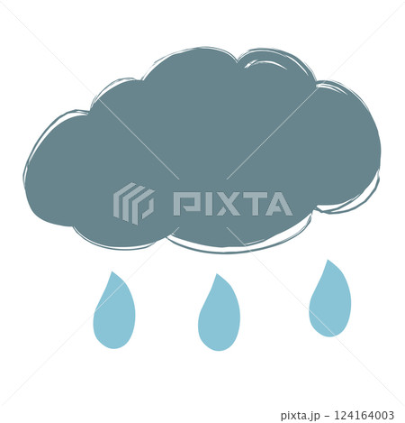 Clouds and rain 124164003