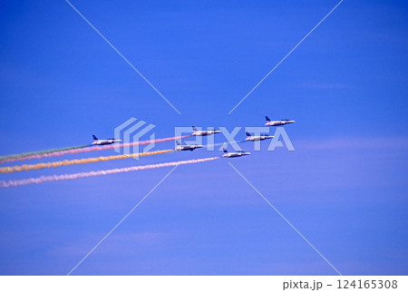 1997年4月26日　ネリス空軍基地航空ショー　アメリカ空軍創設50周年　ブルーインパルス 124165308