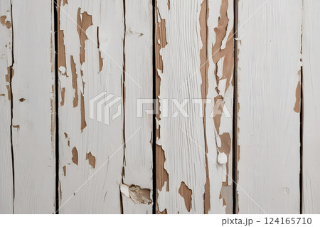 アンティーク木目 背景テクスチャ 124165710