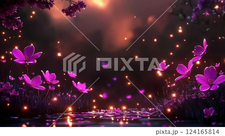 夜桜 124165814