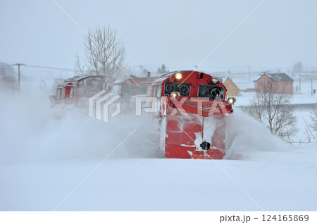 宗谷本線 北比布-蘭留 JR北海道 DE15-2515(旭川) 常時排雪列車 ラッセル 宗谷本線 北比布-蘭留 JR北海道 DE15-2515(旭川) 常時排雪列車 ラッセル 124165869
