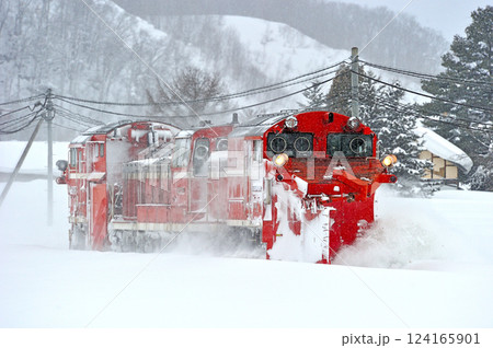 石北本線　伊香牛－愛別　JR北海道　DE15-2511（旭川）　常時排雪列車　ラッセル 124165901
