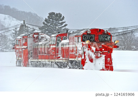 石北本線 伊香牛-愛別 JR北海道 DE15-2511(旭川) 常時排雪列車 ラッセル 石北本線 伊香牛-愛別 JR北海道 DE15-2511(旭川) 常時排雪列車 ラッセル 124165906