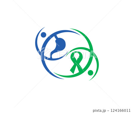 gastric and breast cancer logo gastric and breast cancer logo 124166011