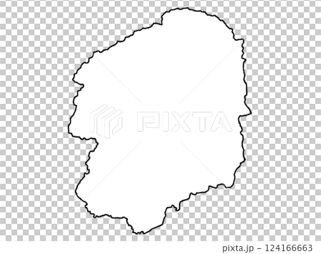 栃木縣關東的略顯鬆散的白色地圖 124166663