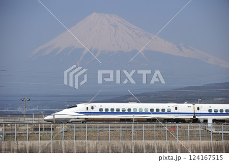 東海道新幹線　三島－新富士　JR東海　700系　C31編成（博多）　ひかり　のぞみ　こだま 124167515
