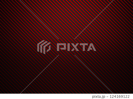Abstract modern red carbon fiber textured material design for background, wallpaper, graphic design 124169122