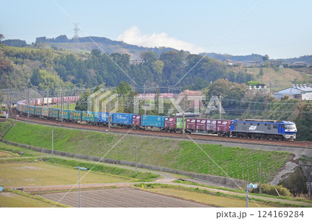 東海道本線　菊川－金谷　JR貨物　EF210-901 岡山） 124169284