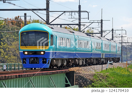 高崎線　岡部－本庄　JR東日本　485系　G1編成（幕張）　ニューなのはな 124170410