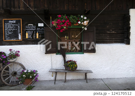 Moeslalm at Karwendel mountains on Karwendel Hohenweg, Austria 124170512