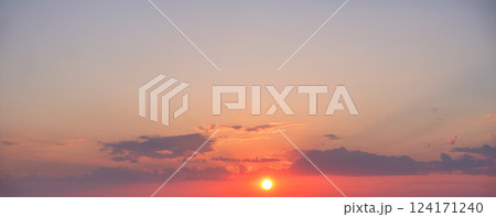 Sunset sky background 124171240