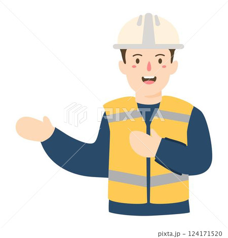 Business Man Blueprints Engineer Work Business Man Blueprints Engineer Work 124171520