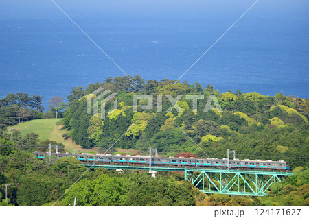 伊豆急行　川奈－富戸　伊豆急　8000系 124171627