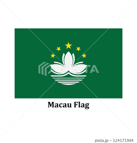 Macau flag icon design 124171984