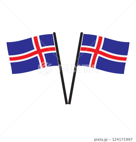 Iceland country flag 124171997