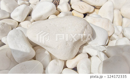 Pure White Pebbles Aesthetic Background Pure White Pebbles Aesthetic Background 124172335