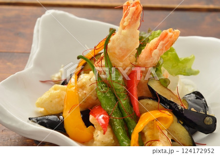 海老天ぷら＆野菜素揚げ天ぷら02 124172952