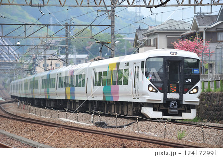 中央本線　上野原　JR東日本　E257系　M-101編成（松本）　あずさ　かいじ 124172991