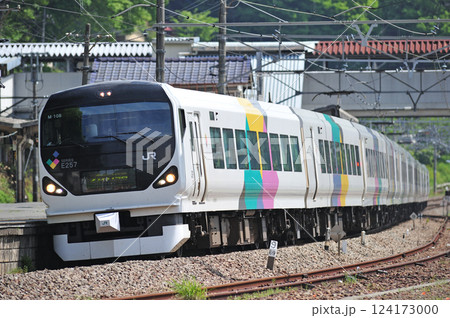 中央本線 上野原 JR東日本 E257系 M-108編成(松本) あずさ かいじ 中央本線 上野原 JR東日本 E257系 M-108編成(松本) あずさ かいじ 124173000
