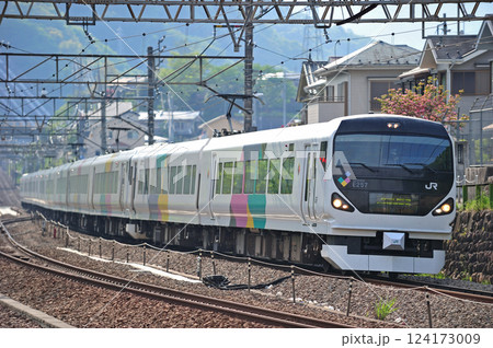 中央本線　上野原　JR東日本　E257系　M-205編成（松本）　あずさ　かいじ 124173009