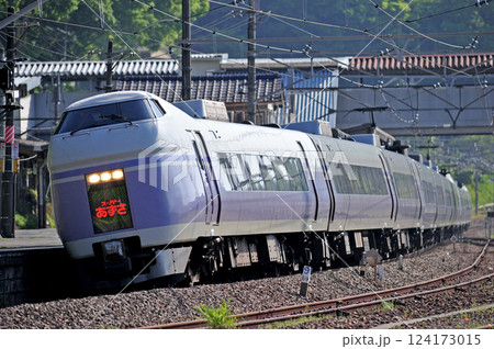 中央本線　上野原　JR東日本　E351系　S4編成（松本）　スーパーあずさ 124173015
