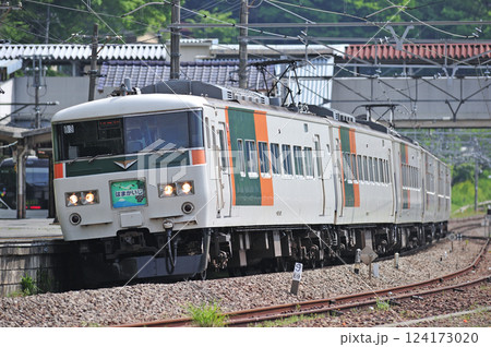 中央本線　上野原　JR東日本　185系　B3編成（大宮）　はまかいじ 124173020