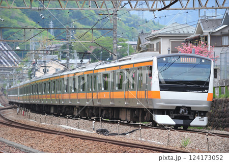 中央本線 上野原 JR東日本 E233系0番台 H58編成(豊田) 中央本線 上野原 JR東日本 E233系0番台 H58編成(豊田) 124173052
