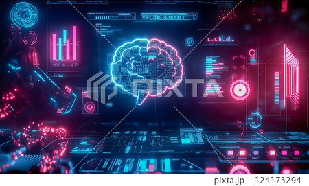 未来のAI研究所 – サイバネティックデータ解析と人工知能の進化 124173294