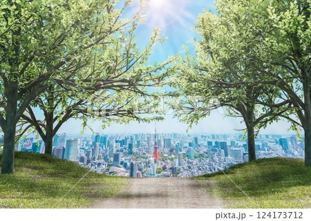 初夏の都市風景 初夏の都市風景 124173712