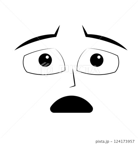 Flat worried expression emote avatar Flat worried expression emote avatar 124173957